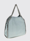 falabella alter mat handbag with chain trim