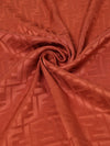 silk scarf with jacquard ff monogram and fringed edges