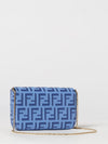 ff diamonds leather crossbody bag with monogram