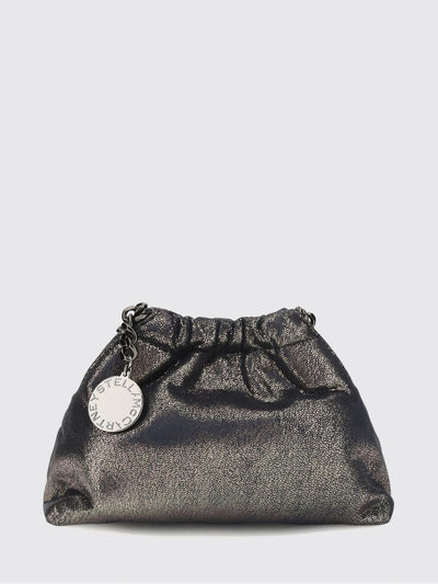 falabella laminated technical fabric mini bag with chain handle