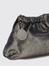 falabella laminated technical fabric mini bag with chain handle
