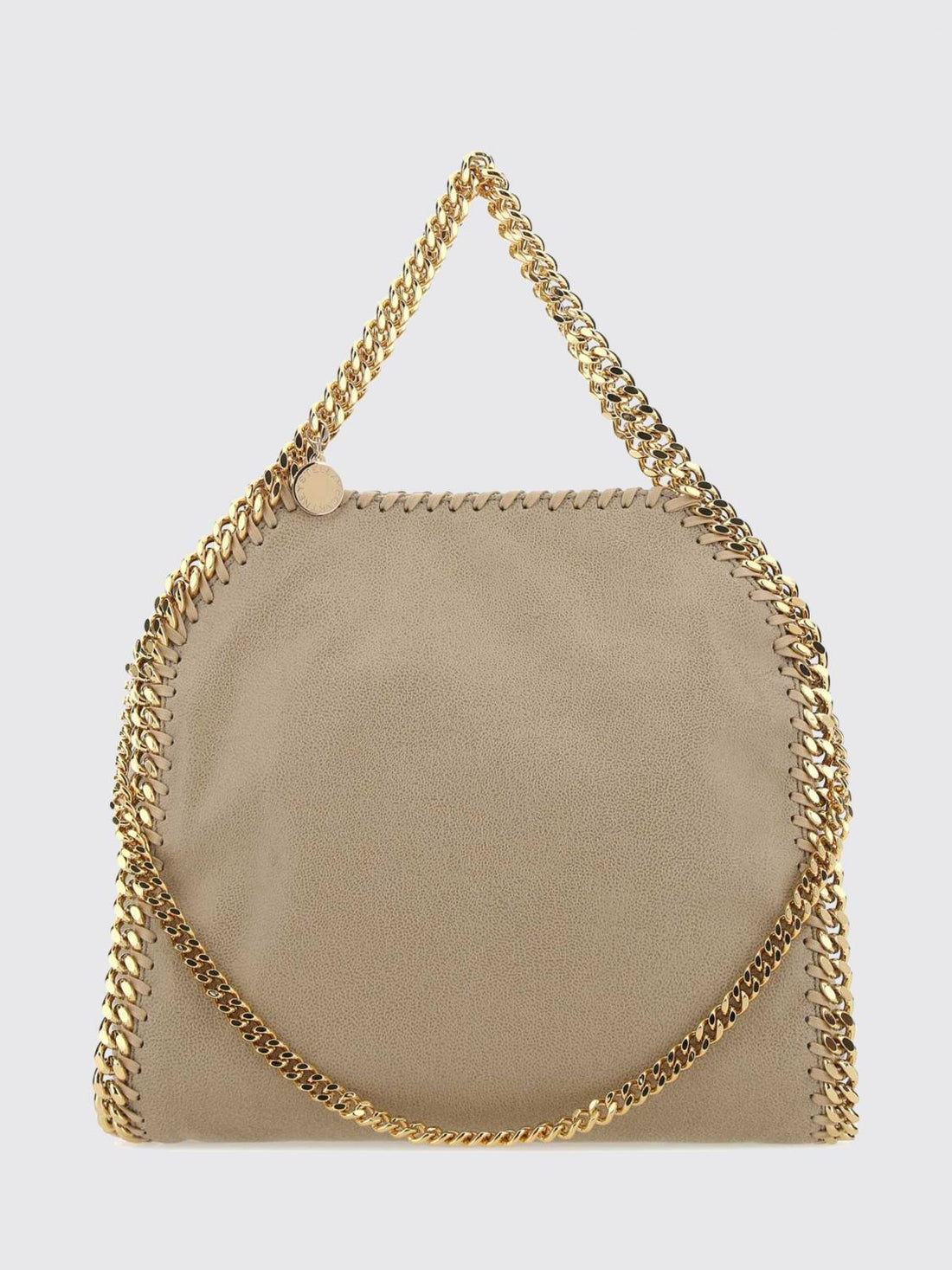 STELLA MCCARTNEY OS small falabella handbag with chain edging