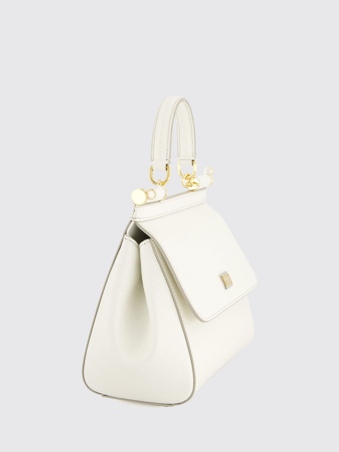 sicily mini handbag in grained calfskin leather