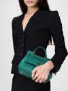 sicily mini handbag in grained calfskin leather