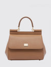 sicily mini handbag in grained calfskin leather