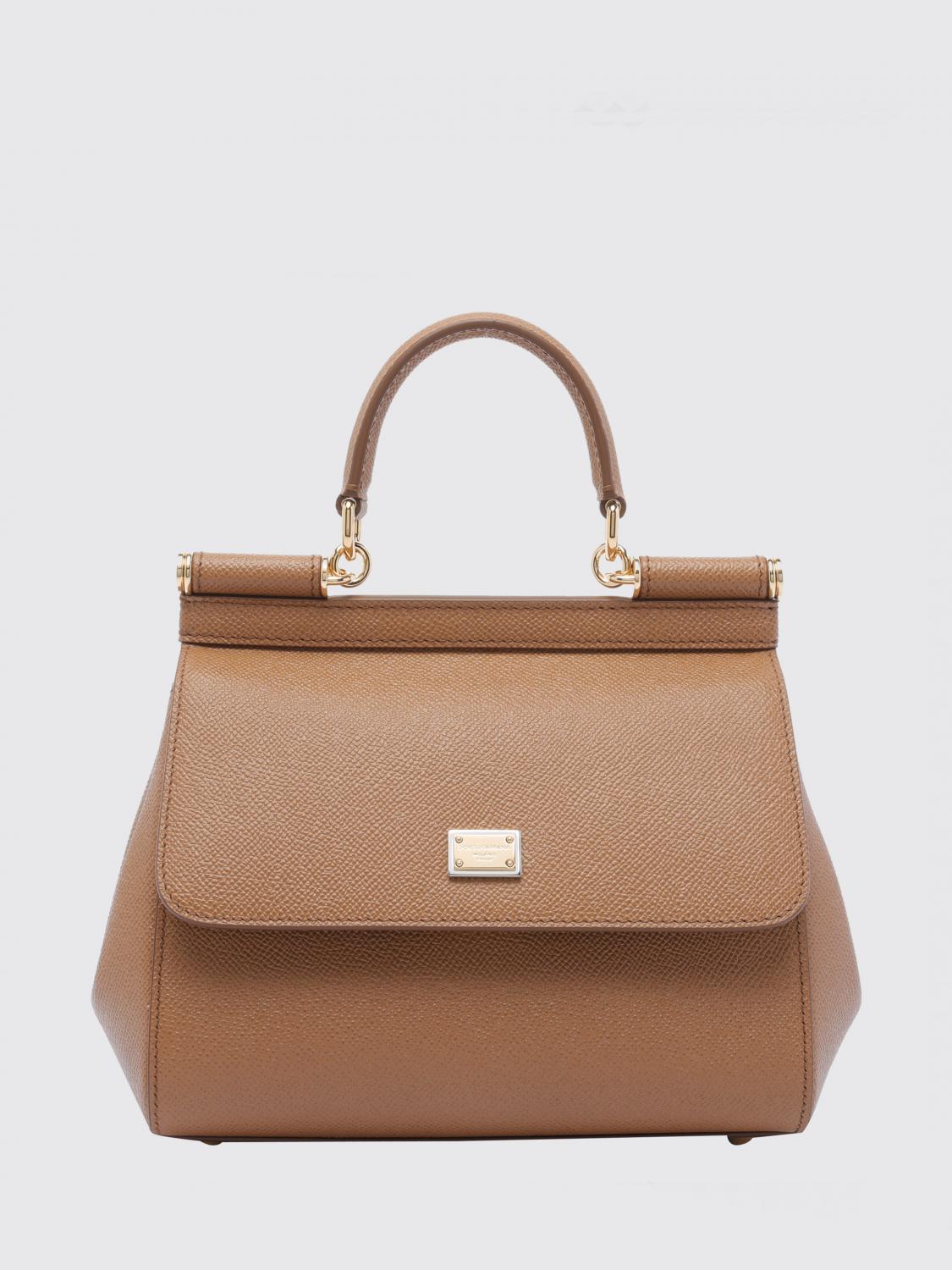 sicily mini handbag in grained calfskin leather