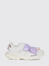 track sneakers in mesh with dynamic sole and double pull-tab