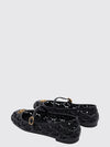 ondette perforated rubber mary jane ballet flats with vlogo