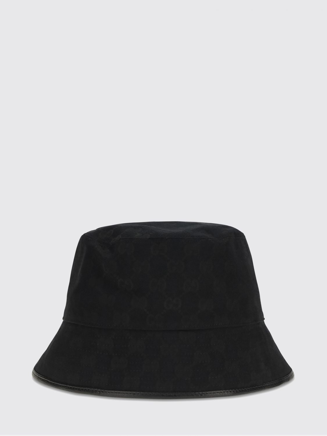 gg monogram jacquard bucket hat in cotton blend fabric