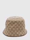 gg monogram jacquard bucket hat in cotton blend fabric