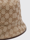 gg monogram jacquard bucket hat in cotton blend fabric