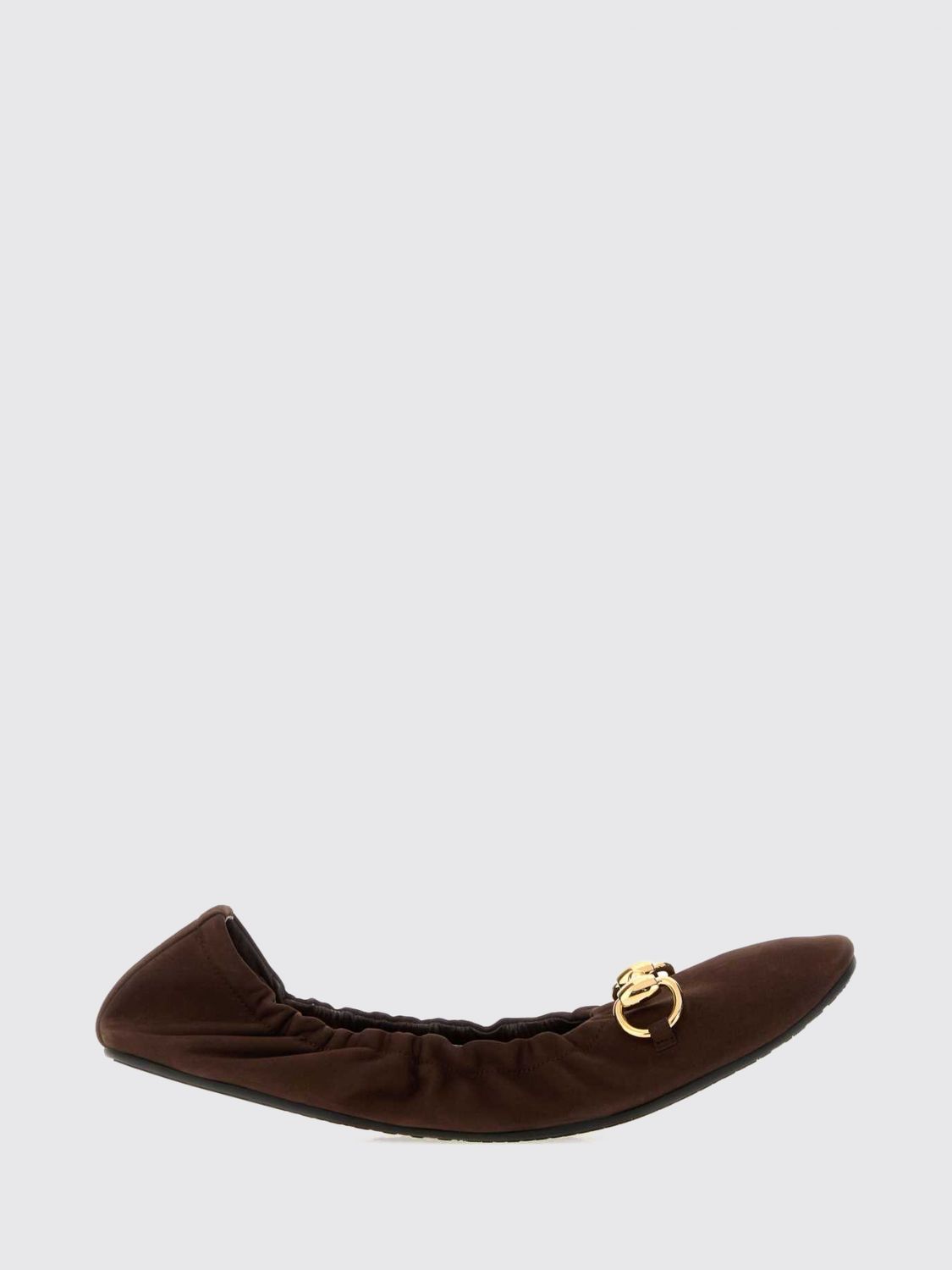 prima suede ballet flats with horsebit detail