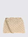 intrecciato suede leather mini bag