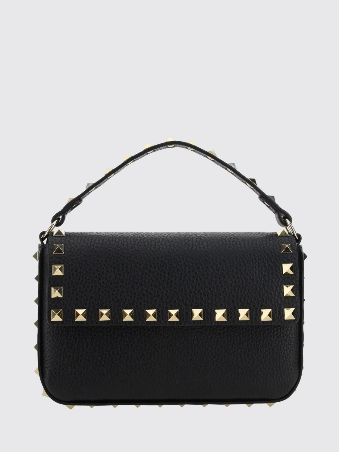 rockstud studded calf leather mini handbag