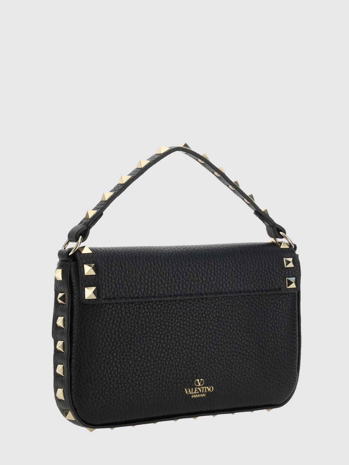 rockstud studded calf leather mini handbag