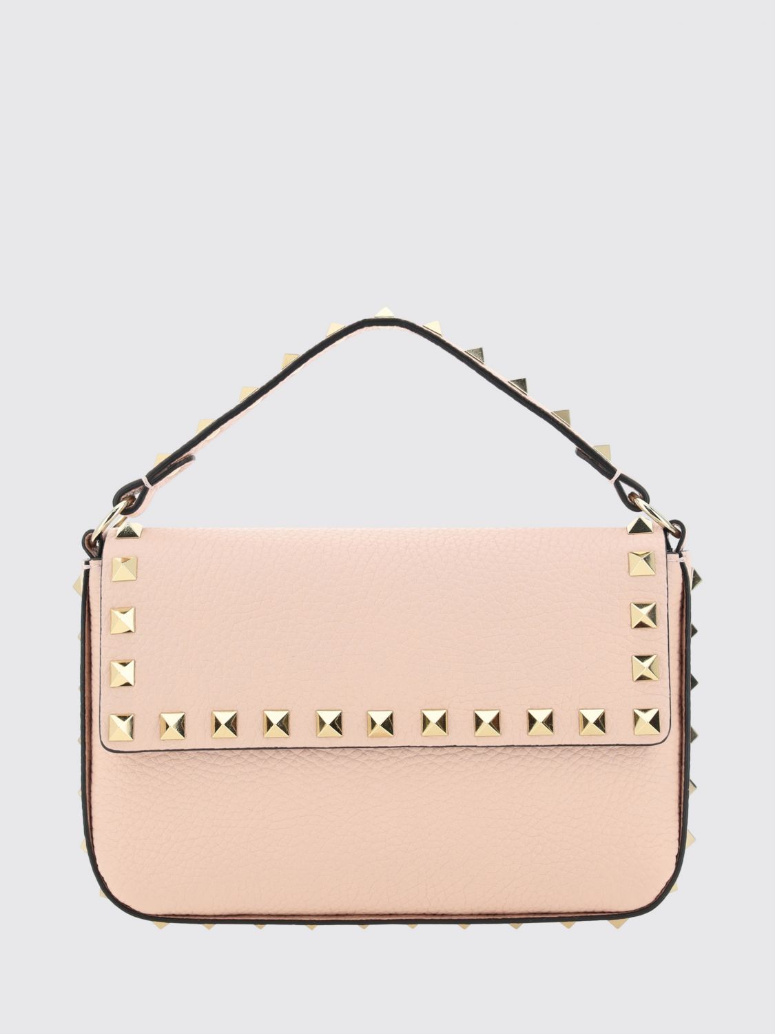 rockstud studded calf leather mini handbag