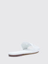 leather mule sandals with dg monogram and low heel