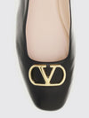 vlogo signature smooth calf leather ballet flats