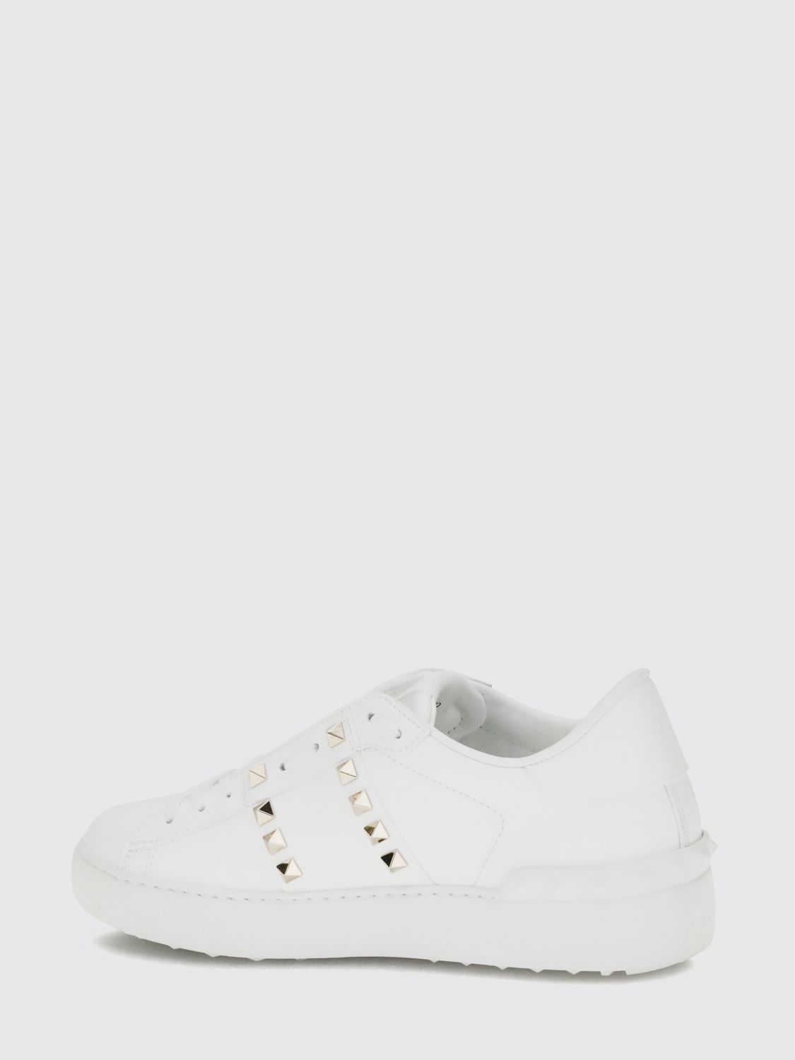 rockstud untitled low-top trainers in calf leather with studs