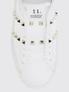 rockstud untitled low-top trainers in calf leather with studs
