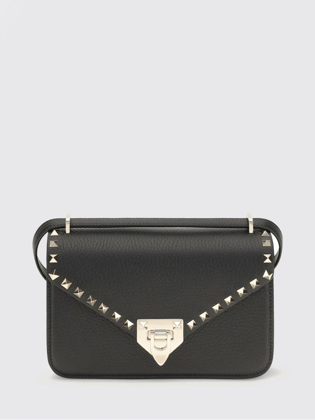 VALENTINO GARAVANI OS rockstud grained calfskin mini crossbody bag