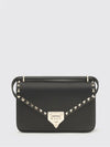 rockstud grained calfskin mini crossbody bag