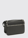 rockstud grained calfskin mini crossbody bag