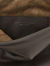 draped calfskin leather crossbody bag