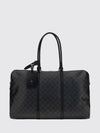 gg monogram canvas travel bag with leather handles