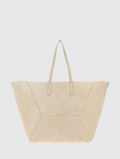 suede calfskin shoulder bag with removable pouch