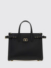 antibes mini leather handbag with vlogo signature