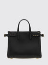 antibes mini leather handbag with vlogo signature