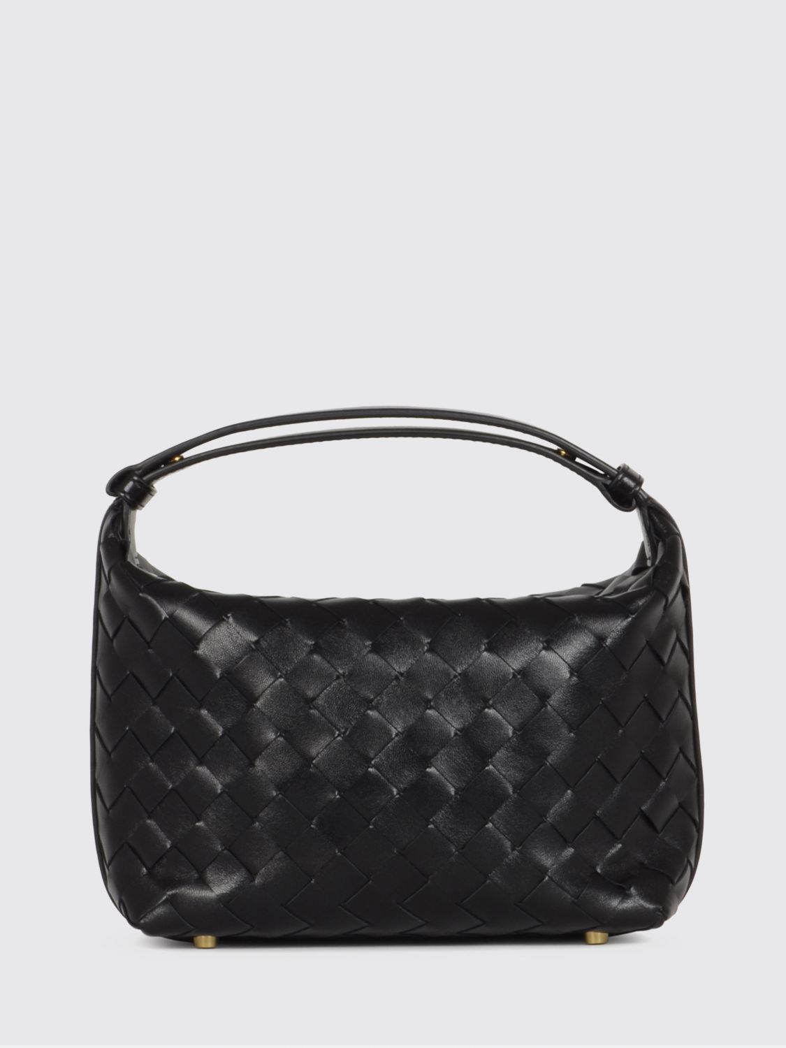 wallace mini woven calfskin handbag