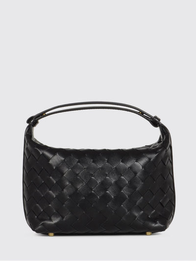 wallace mini woven calfskin handbag