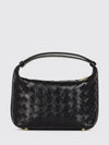 wallace mini woven calfskin handbag