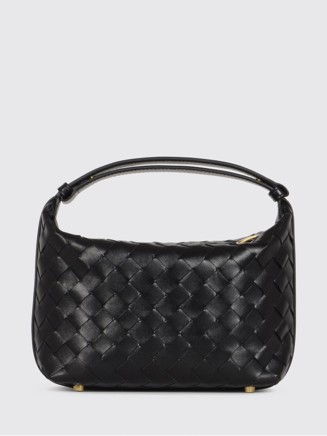 wallace mini woven calfskin handbag
