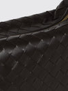 wallace mini woven calfskin handbag