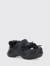 x crocs jibbitz eva mules with platform and decorative studs