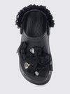 x crocs jibbitz eva mules with platform and decorative studs