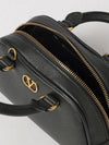 vlogo signature mini bowling bag in grained leather