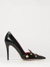 studded nappa leather pumps with a high stiletto heel