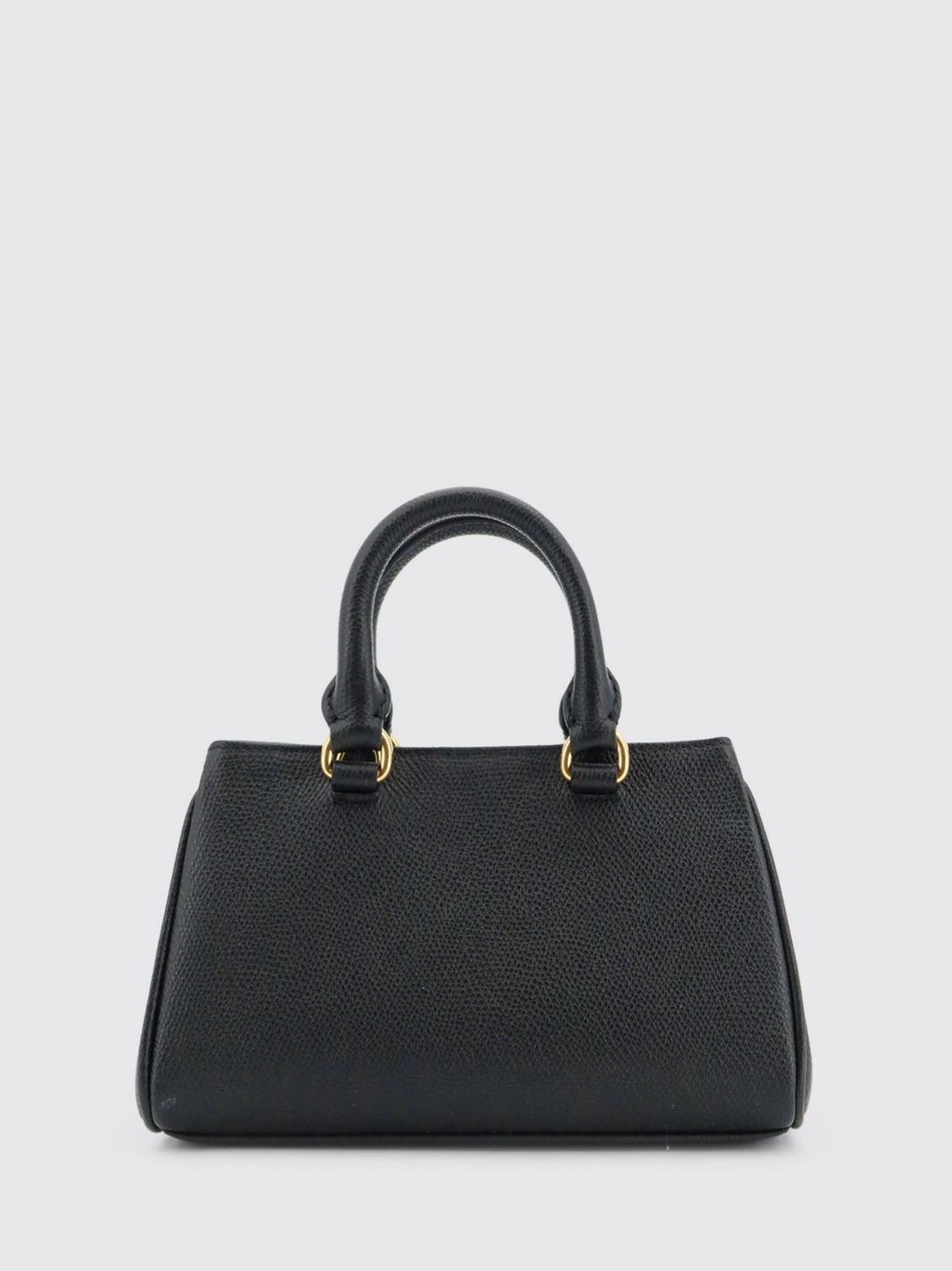 VALENTINO GARAVANI OS grained leather handbag with vlogo signature
