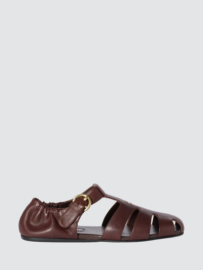 woman's heeled sandal