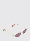 cat-eye metal sunglasses with logo
