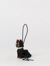 futurist cat animal-shaped keychain in wool felt