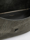 le 5 à 7 hammered leather shoulder bag with ysl monogram