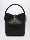 le 37 grained leather bucket bag with ysl monogram