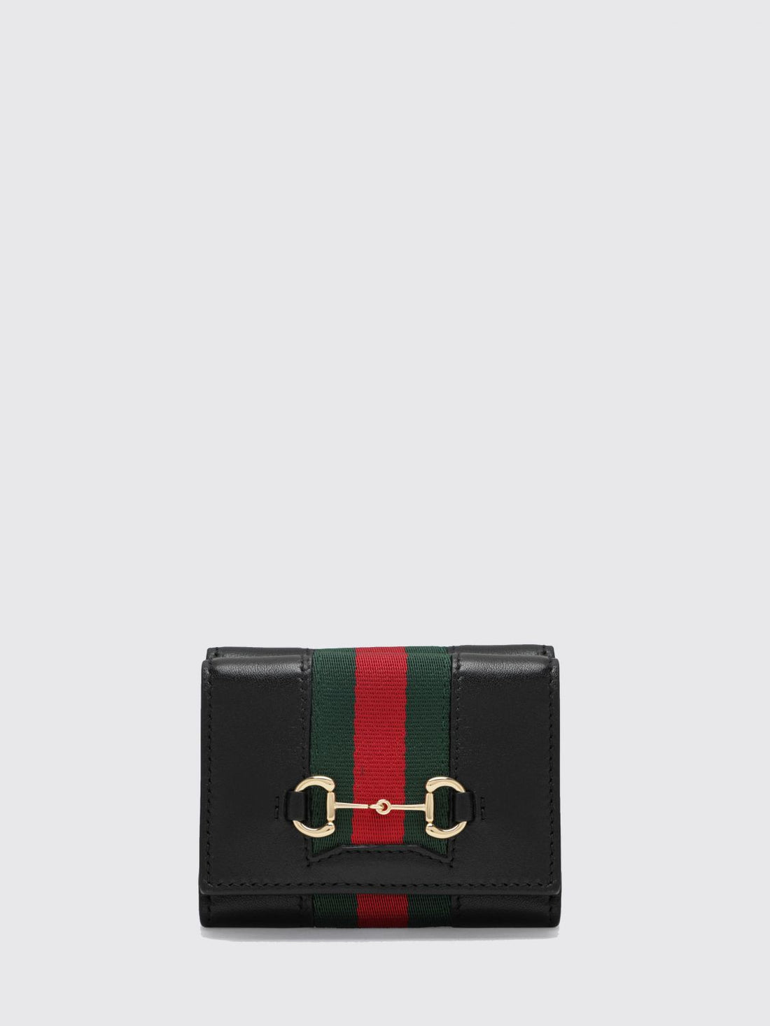 GUCCI OS horsebit calfskin wallet with web detail