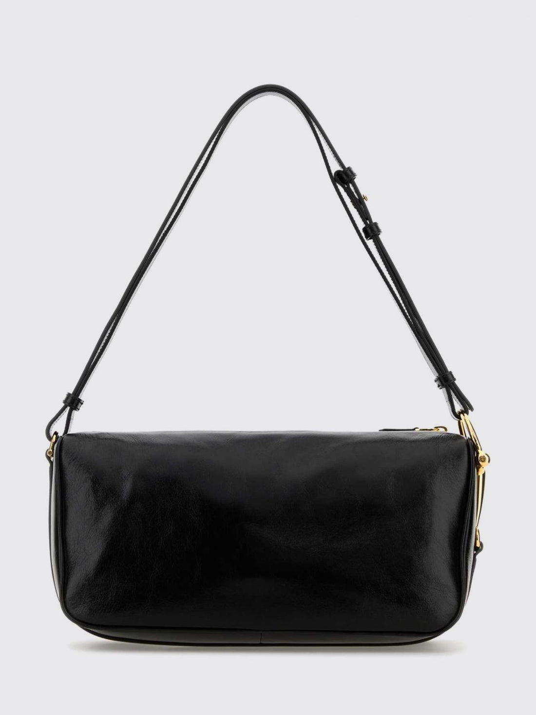 GUCCI OS smooth calfskin shoulder bag with adjustable handle and zip closure