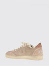ball star suede trainers with glitter logo